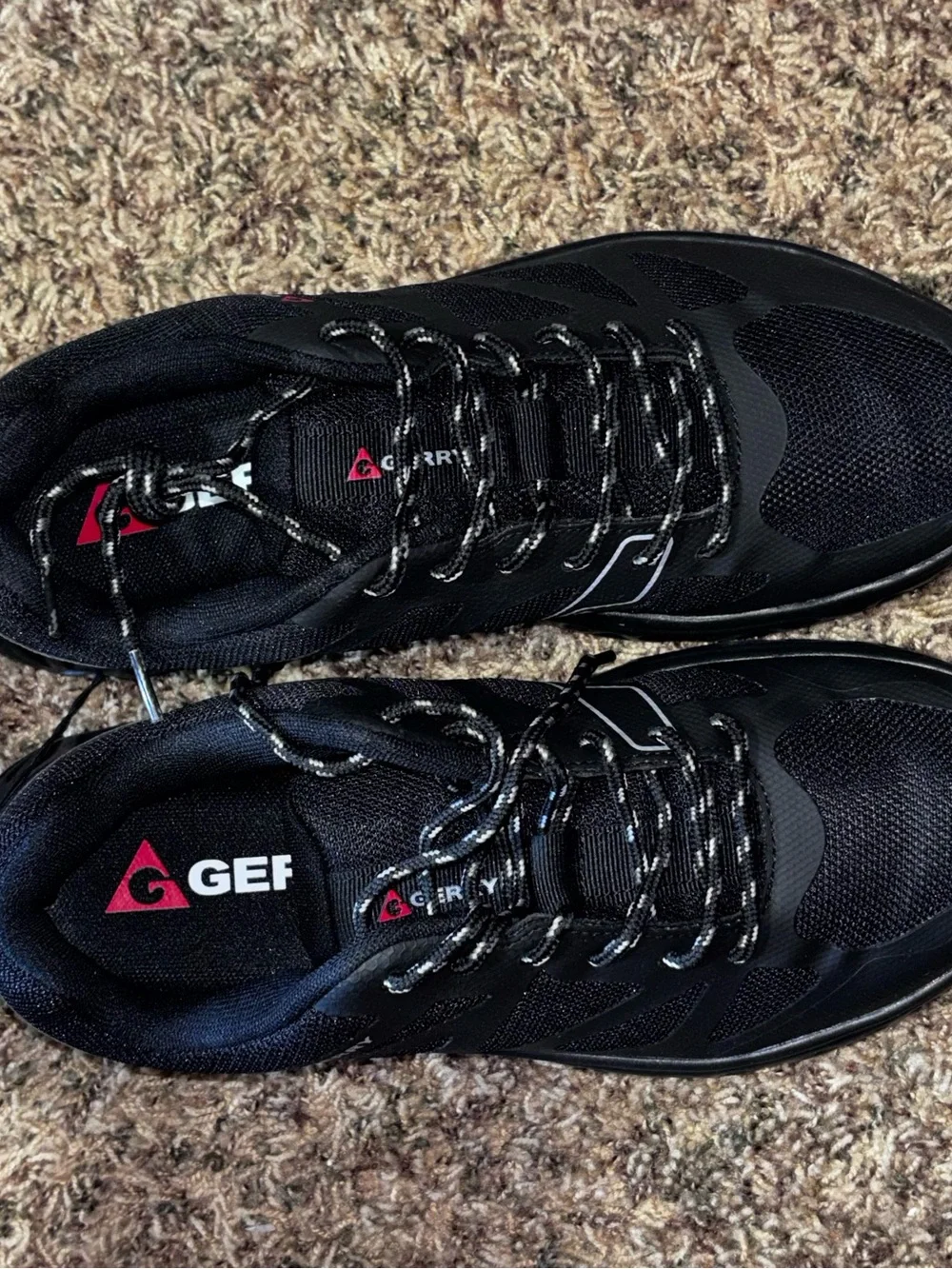 Gerry Speed Trail Shoes Men’s Size 9.5 Black Mesh Hiking Running 1917405